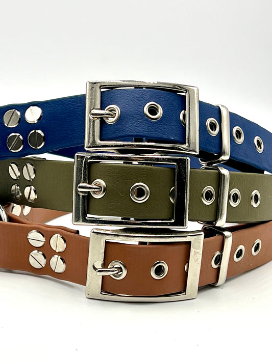 Collier biothane acier inoxydable