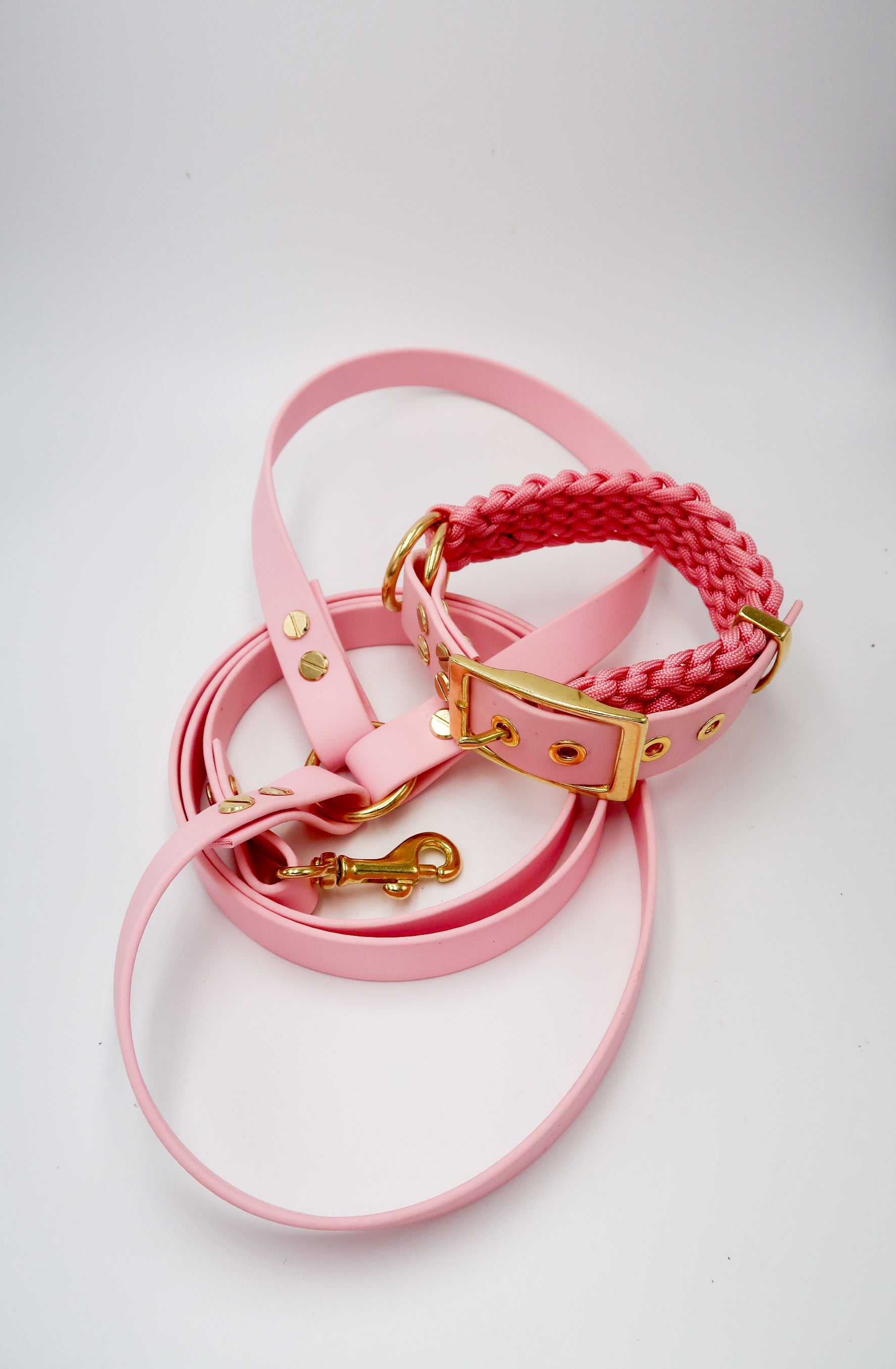 dog leash in biothane. harness Waterproof leash, vegan leather laisse pour chien handmade in France