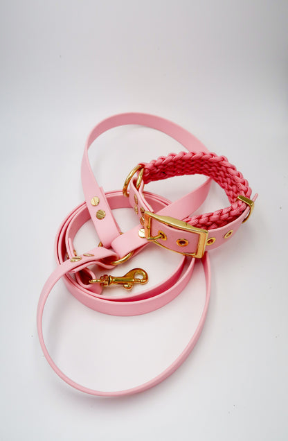 dog leash in biothane. harness Waterproof leash, vegan leather laisse pour chien handmade in France
